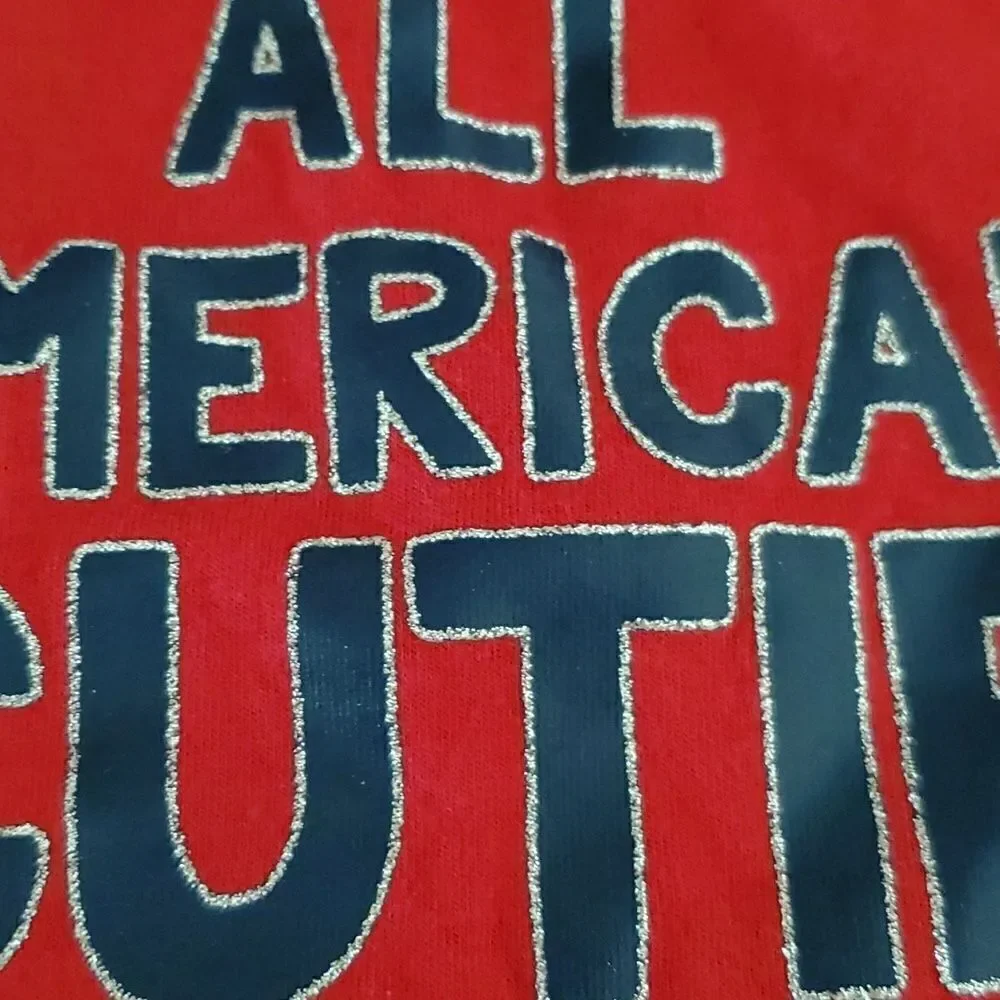 The Children's Place Girl's Patriotic Razorback Tee Size 12-18M - Picture 7 of 9